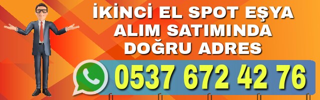 İkinci el spot eşya alanlar