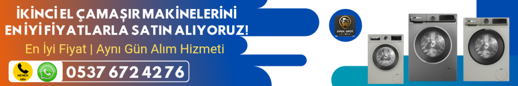 İkinci El Çamaşır Makinesi Alanlar