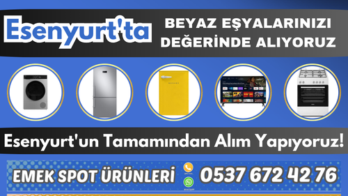 <h1>Esenyurt’ta İkinci El Beyaz Eşya Alanlar</h1>