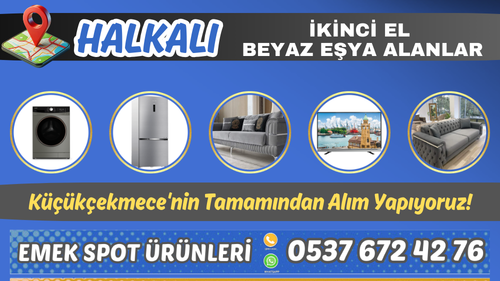 <h1>Halkalı İkinci El Beyaz Eşya Alanlar | En İyi Fiyatlarla Satın Alıyoruz</h1>