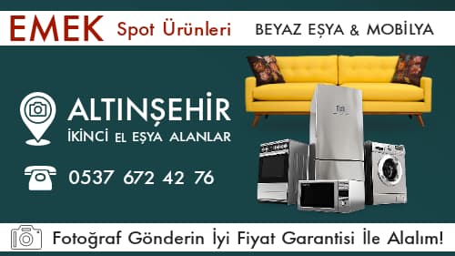Altınşehir İkinci El Eşya Alanlar