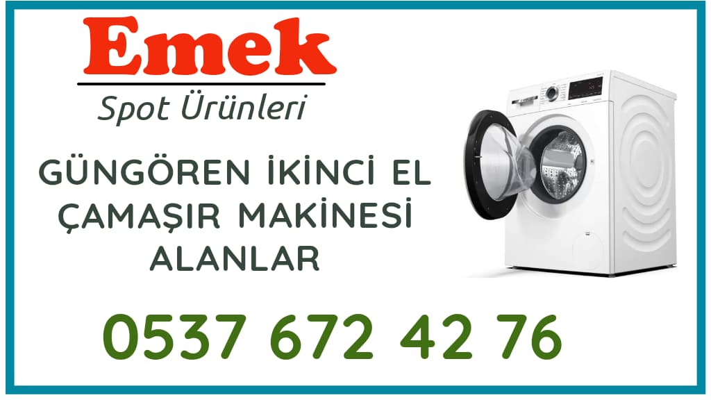 Güngören İkinci El Çamaşır Makinesi Alanlar