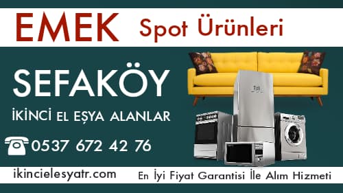Sefaköy İkinci El Eşya Alanlar